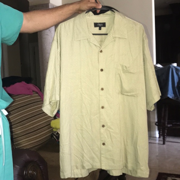 vilini Other - Green Olive Vilini button down short sleeve size large